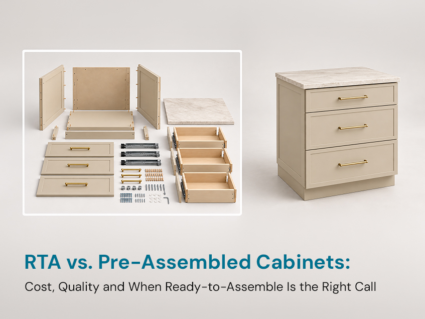 RTA vs. Pre-Assembled Cabinets: Cost & Quality Guide
