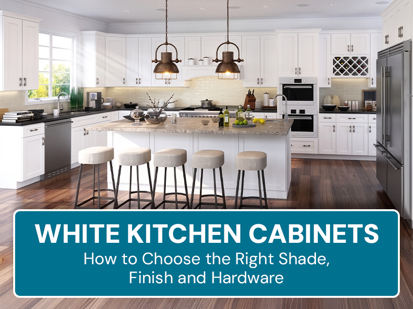 White Kitchen Cabinets: Shades, Finishes & Hardware
