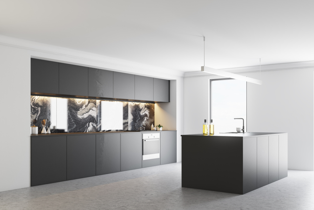 versatile gray kitchen cabinets