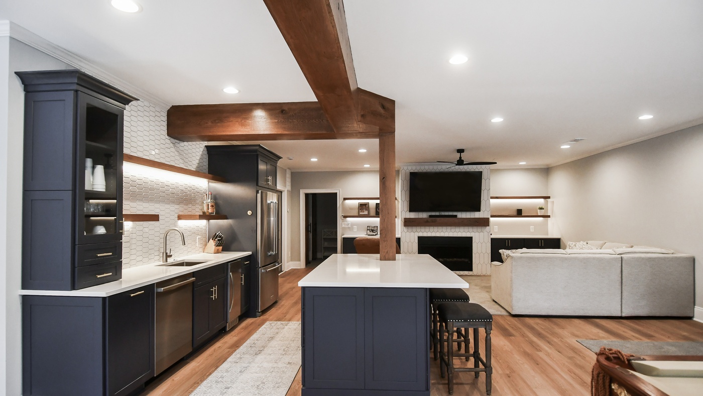 High-quality white cabinets for kitchen design